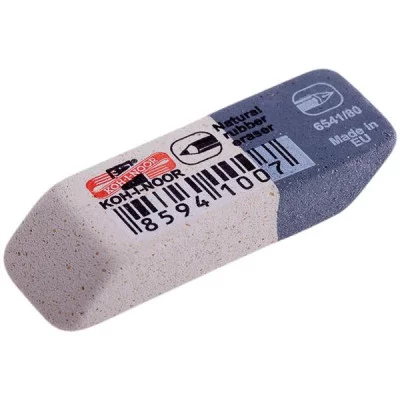 Ластик Koh-I-Noor "Sanpearl" 80, скошенный, комбинированный, натуральный каучук, 41*14*8мм Koh-I-Noor 001456