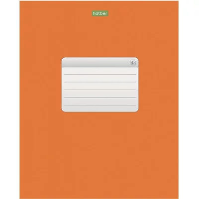 TМ"Profit"Тетрадь КЛЕТКА 48л. ОРАНЖЕВАЯ КЛАССИКА  (48-3039) цвет. мелов. обл. 48-3039