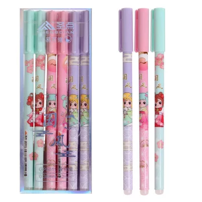 Ручка гелевая СТИРАЕМЫЕ ЧЕРНИЛА стержень синий 0,38мм Куколка 7311855