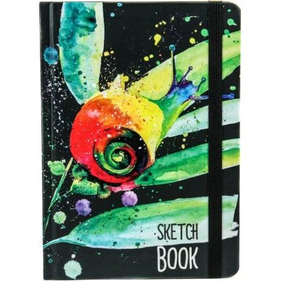 СКЕТЧБУК А5. УЛИТКА (выб.лак) 463-0-079-15200-1