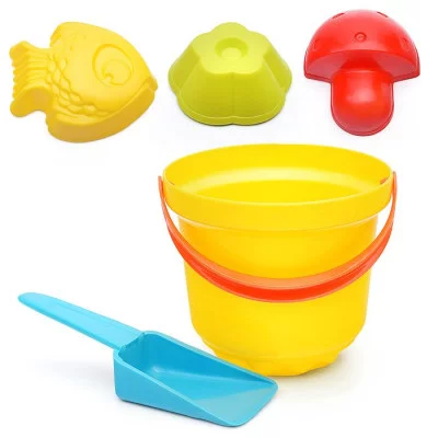 Песочный набор "Карапуз" в ведре (в сетке, 6 дет.) 9171