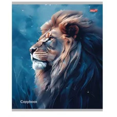 Тетрадь КЛЕТКА 48л. ПОРТРЕТ ЗВЕРЯ - 1 (48-5711) цвет. мелов. обл. 48-5711