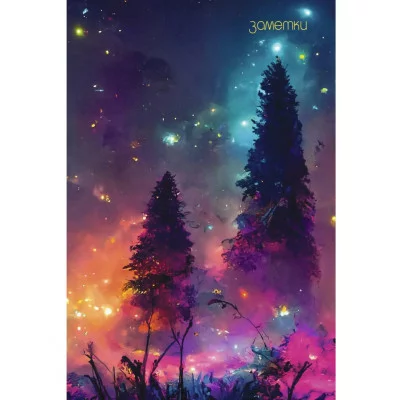 Книга для записей А6 64л "Переливы" КанцЭксмо КЗ6644116