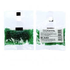 Бисер Чехия "GAMMA" круглый "1" 5гр (А283 зеленый) 1281532