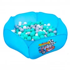 Набор шаров 30 шт бирюзовый , серый, белый 3654490