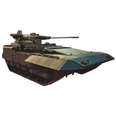 Плакат вырубной А3. Военная техника. Т-15 Армата. Двухсторонний - группа техника 00-00018292 Ф-15657 4630112039511