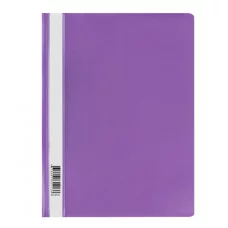 Папка-скоросшиватель пластик. СТАММ А4, 120мкм, фиолетовая с прозр. верхом 355669