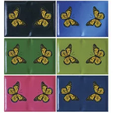 Обложка для паспорта OfficeSpace кожа тип 1.5, "Бабочка", ассорти Спейс 231526