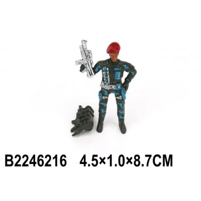 Фигурка солдат 2246216 с аксесс в пакете 615-241