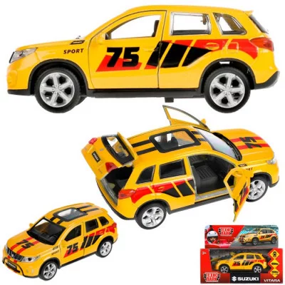 Машина "Suzuki Vitara s 2015 спорт" 12 см металлич.инерцион. VITARA-12SRT-YE