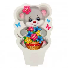 Фигурная мини-открытка 4-32-8039А Отк12564