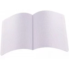 Тетрадь 18л., клетка, обложка пластик, Alingar, скрепка, блок офсет, 100% белизна,  "Зелёный пастель" AL12433