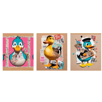 Тетрадь А5 48л "АРТ-утки" КанцЭксмо ТКЛ489181