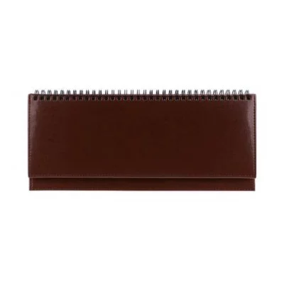 ПЛАНИНГ 56 л. недатир. SELECTION - CHOCO (56-5072) греб,кожзам (коричневый), золотист срез 300х130мм 56-5072