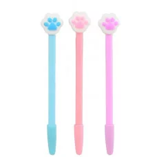 Вечный карандаш: "ЛАПКИ"; яркий, цветной  корпус /ассорти/, прорезиненный наконечник. МС-7087