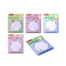 Блок для записи с клеевым краем, Alingar, 75 х мм, 50л. Love you AL11347