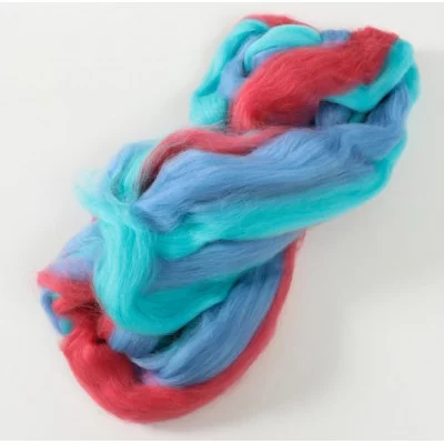 Шерсть для валяния 100% полутонкая шерсть 50 гр меланж (24 - 423) 10111357