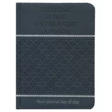 Ежедневник недатир.А6 160л.лин. АККУРАТНЫЙ УЗОР-4 син.кожзам тисн. 160-1099