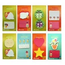 Блок-закладки самокл. Ассорти ,2*10шт,75*142мм,бумага 1313 J.Otten 129272