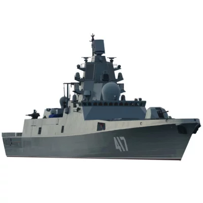 Ф-15781 Плакат вырубной А3+. Военная техника. Фрегат Адмирал Горшков. Двухсторонний, 4630112042320