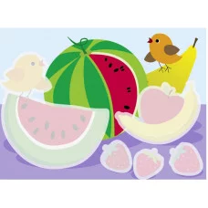 Многоразовые водные раскраски. Выпуск 9 (Фрукты) Стрекоза  978-5-9951-3996-6