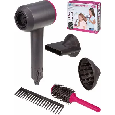 Игровой набор "Фен" (звук, бат. 2*AA не в компл., 2 насадки, 2 расчески) (арт. 2804567) 2804567