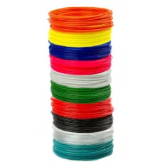 Пластик Zoomi, PLA, 1 цвет, цена за 1шт 10 метров цвет ассорти РазборZM464