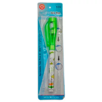 Ручка-шпион BASIR невидимые чернила УФ-фонарик корп цв рис BD-816