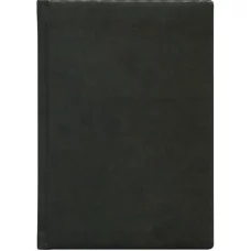 Ежедневник недатир.А5 160л.лин.КОРОНА черн.софт.обл 160-2732