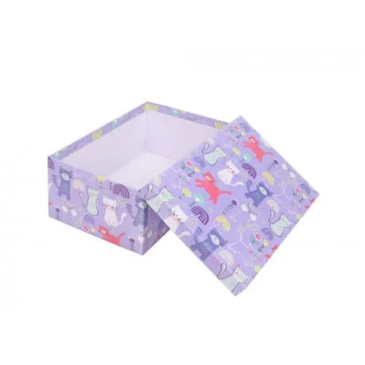 Коробка прямоугольная подарочная Нежные котята 25X18X10.5 см РазборКОР-7814