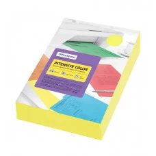 Бумага цветная OfficeSpace "Intensive Color", А4, 80г/м2, 500л., (желтый) 361617
