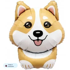 Шар (32\'\'/81 см) Фигура, Корги, 1 шт. в уп. 940585