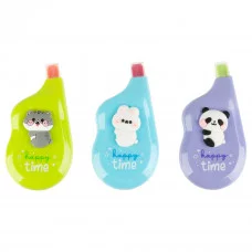 Корректирующая лента MESHU "Happy friends", 5мм*8м, блистер, европодвес, ассорти 359572