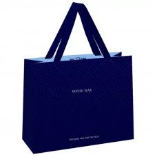 Пакет подарочный 1шт 23*18*10см MESHU "Indigo Hills", отд. фольгой, выб. лак, матовая ламинация 339814