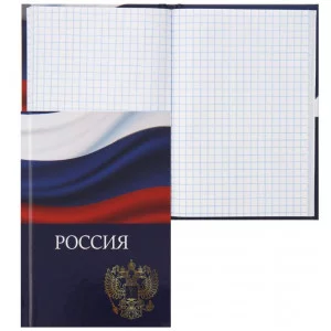Книжка записная А6 105*148 48л клетка склейка тв обл 7Бц KLERK Россия 241107