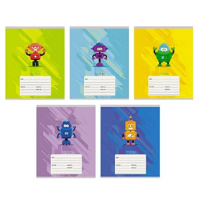 Тетрадь А5 12л "Роботы"  КанцЭксмо ТК127316