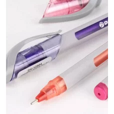 Ручка шар. синяя Trion+ Pastel корпус трехгранный soft touch цвет ассорти SR-12804