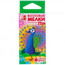 Набор воск. мелков ZOO 6 цв. шестигранные Луч 048298
