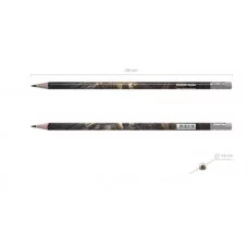 Чернографитный карандаш ErichKrause Big City Cats, трехгранный, с ластиком, НВ 62760