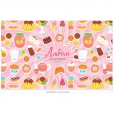 Альбом для рисования 24л А4 на скрепке ArtSpace Рисунки Dessert party 311495