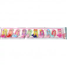 Заколка для волос "Русалочка", зажим, ассорти, ЦЕНА ЗА 1 ШТ. 5517 /1 /10 /100 /3000 296746