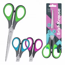 Ножницы ErichKrause EasyCut+, 19см, ассорти  35100