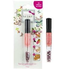 Ручка д/дизайна ногтей с лаком со стразами 3 в 1 Lukky Т16778 613-269
