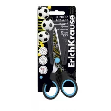 Ножницы ErichKrause Junior Decor Sport DNA, с принтом на лезвиях, 13см  60490