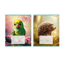 Тетрадь А5 12л "Зверушки" КанцЭксмо ТК128874