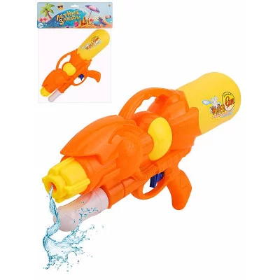 Водный пистолет 338мм "Импульс" (460мл,дальность стрельбы 6-8м,в пакете,цвет микс) ( Арт. ИК-1188) ИК-1188