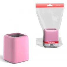 Подставка настольная пластиковая ErichKrause Forte Pastel розовый с серым 51495