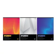 Тетрадь 80л., А4, клетка BG "Monocolor. Form" 373464