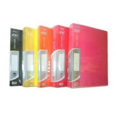 Папка на 100 карманов А4 BQ-166 корешок 55мм, вкладыш на корешке, цвета ассорти MS-100А 306265