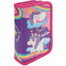 ТМ "Profit" Пенал 2-секц, большой СНЫ ЕДИНОРОЖКОВ (ПН-7728) 190х105, ламинированный картон